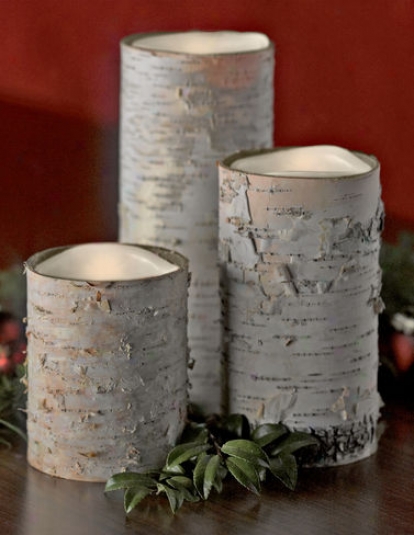 3" X 4" Birch Column Sleeves, Set Of 2