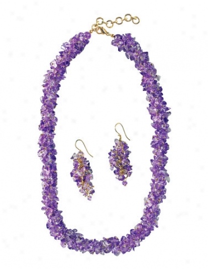 Amethyst Jewelry Set