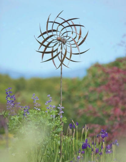 Dahlia Wind Spinner