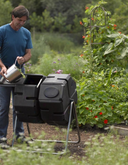 Dual-batch Compost Tumbler