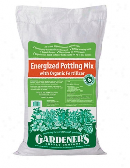 Organic Energized Potting Be ~ed, 20 Qts.