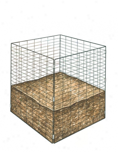 Single Bin Wire Composter