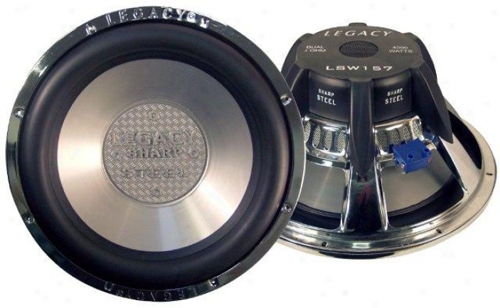 15 4000 Watt Legacy Steel Series Woofer