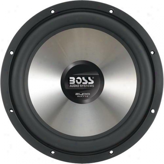 2400 Watts 15" Dual 4 Ohm Voice Coil Subwoofer