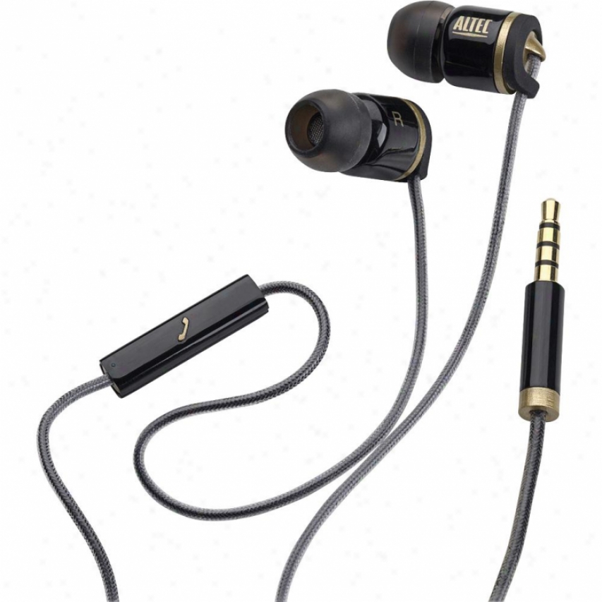 Altec Lansing Muzx Core Noise-isolating Earhpones - Black - Mzx206