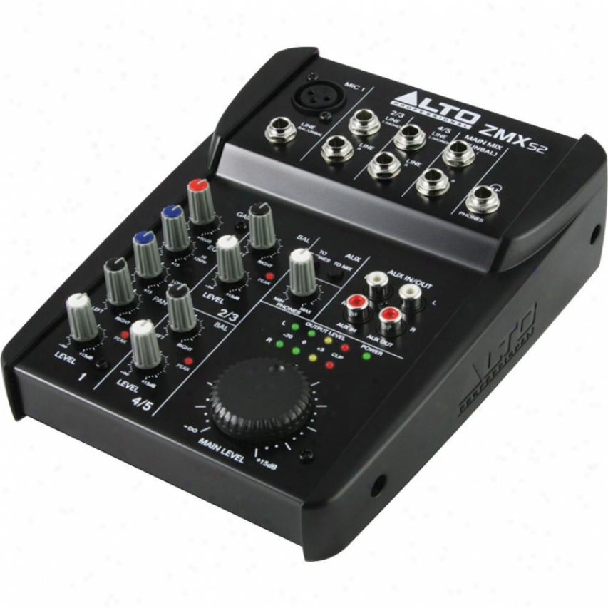 Alto Professional Zephyr Zmx42 Compact 5-channel Mixer