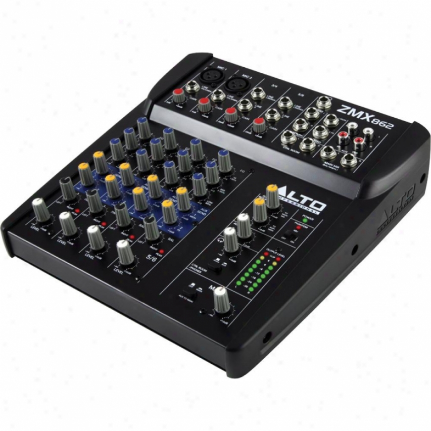 Alto Professi0nal Zephyr Zmx862 6-channel Compact Mixer