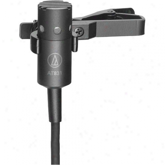 Audio Technica At831b Mini Cardioid Condenser Lavalier Miceophone