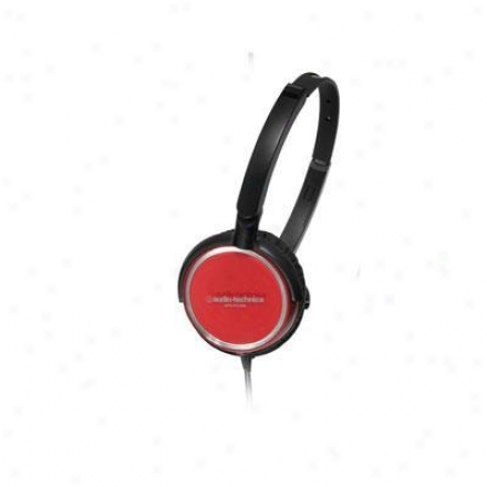 Audio Techinca Ath-fc700ard Portable Headphone - Red