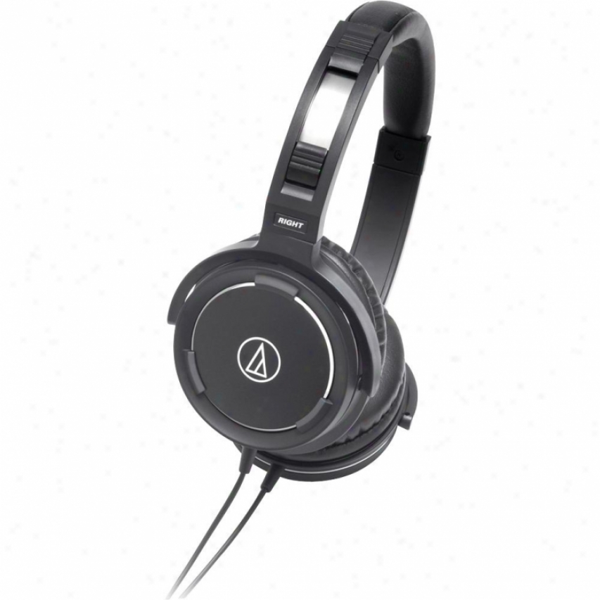 Audio Technica Portable Headphones - Black