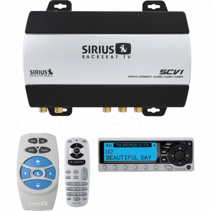 Audiovox/sr Sirius Scv1 Backseat Tv Video Tuner