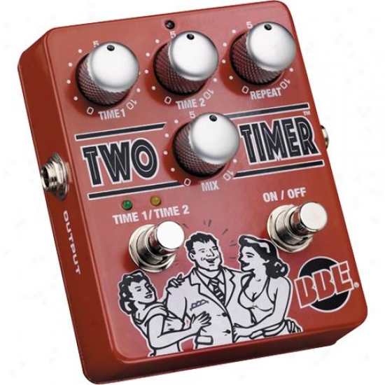 Bbe Sound Two Timer Dual Mode Analog Delay Pedal