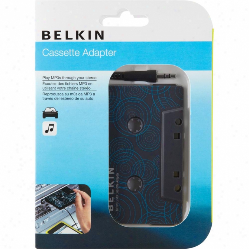 Belkin 3.5mm Casswtte Adapter For Ipod F8v366ttblk-p