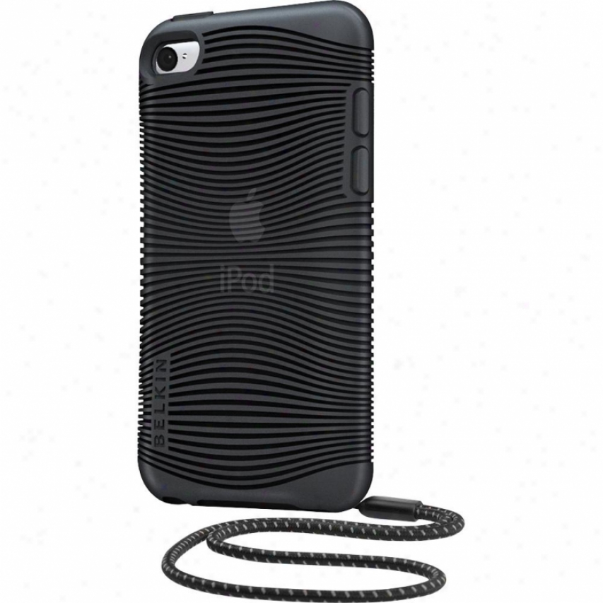 Belkin Grip Ergo With Strap For Ipod Touch 4g - Black