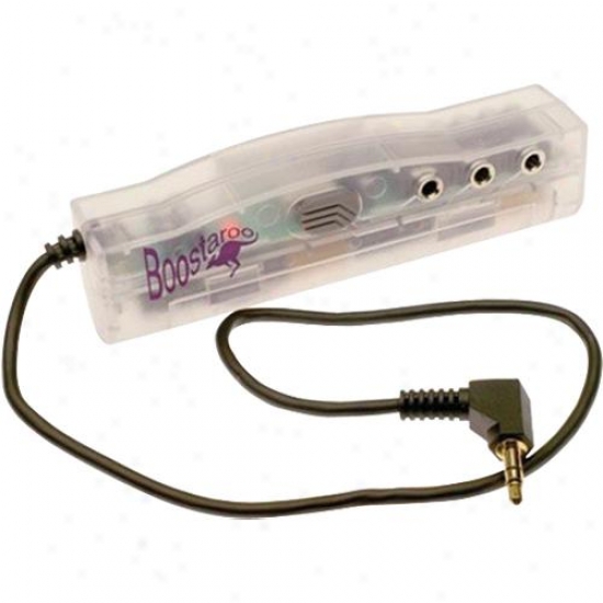 Boostaroo 3-channel Portable Headphone Amplifier - Smoke Gray - T613-bnc