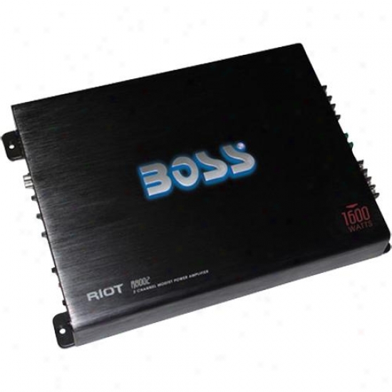 Boss Audio 1600 Watt Riot2  Channel Mosfet Host Amplifier R8002