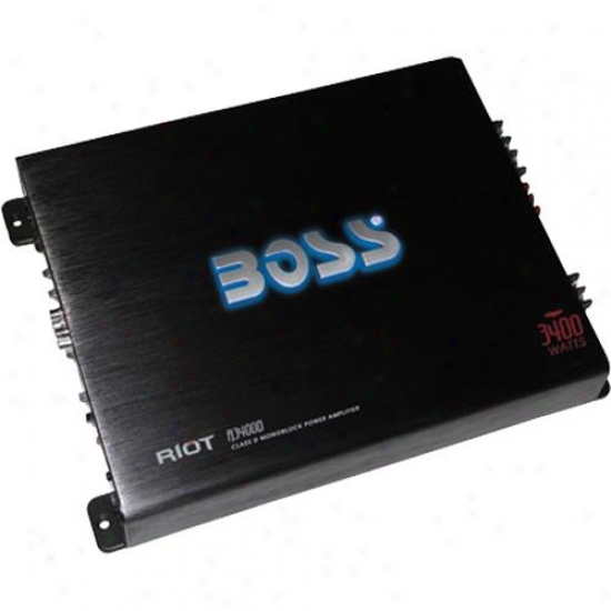 Boss Audio 3400 Watt Riot Monoblock Mosfet Class D Power Amplifier R3400d