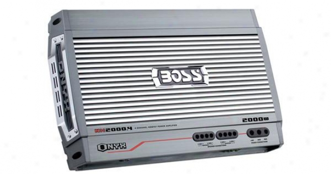 Boss Audio 4-channel Mosfet Bridgeable Power Amplifier