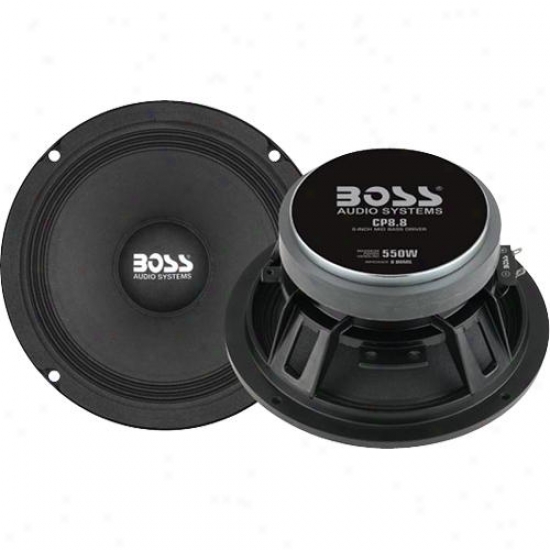 Boss Audio 8" Mid Bass Woofer Speaker Cp8.8