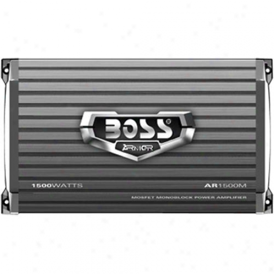 Boss Audio Arm0r 1500 Watt One Channel Mosfet Power Amplifier Ar1500m