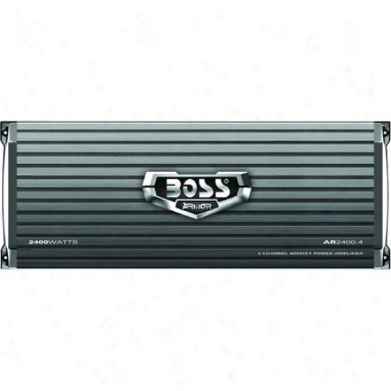 Boss Audio Armor 2400 Watt 4 Channel Mosfet Power Amplifier Ar2400.4