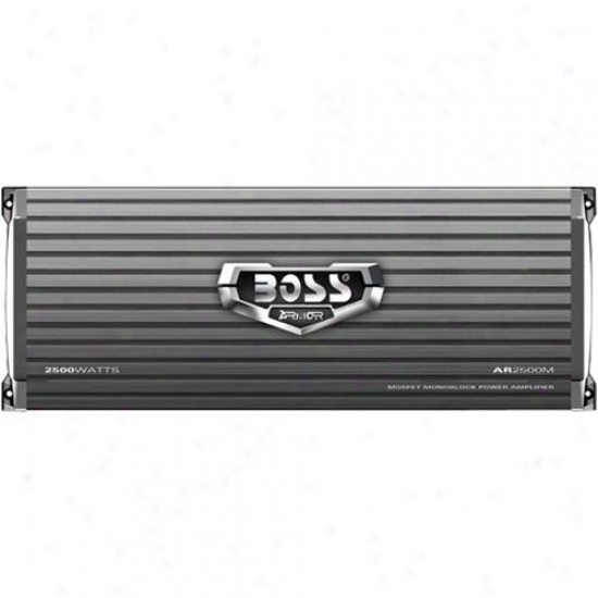 Boss Audip Armor 2500 Watt 1 Channel Mosfet Power Amplifier Ar2500m