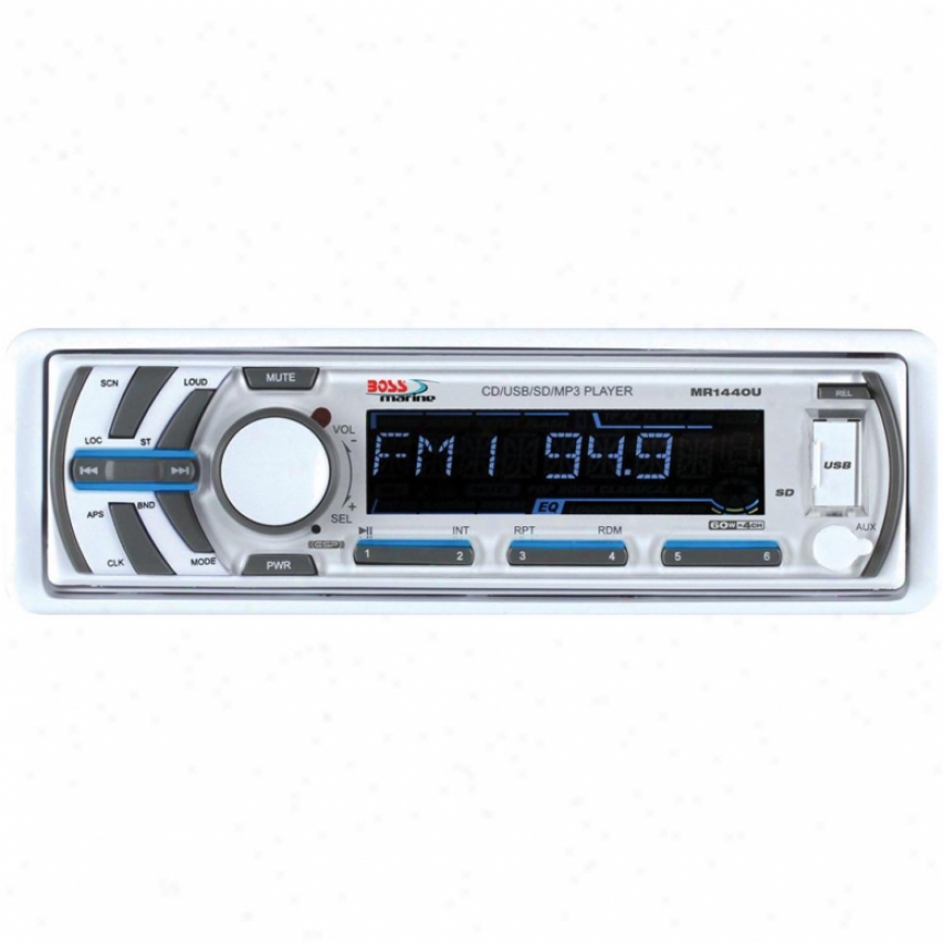 Boss Audio Boss Marine Mp3/cd/am/fm/aux 60wx4 White