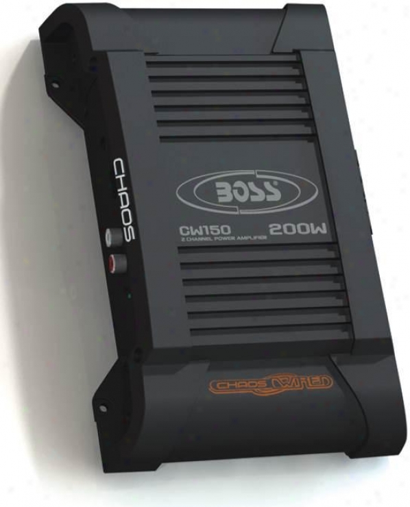 Boss Audio Chaos Wired, 200 Watt 2 Channel Power Amplifier