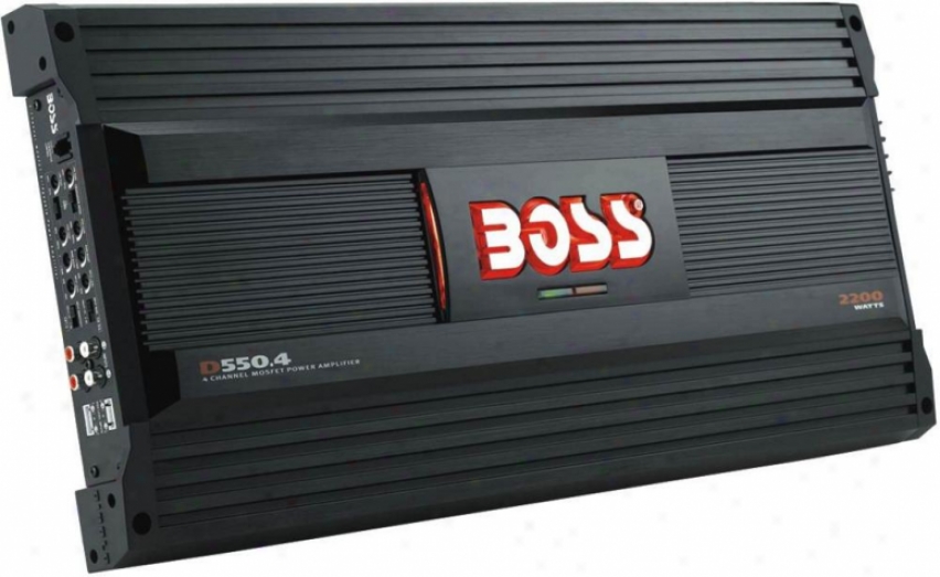 Boss Audio Diablo 4-channel Moset Bridgeable 2200w Power Car Amplifier D550.4