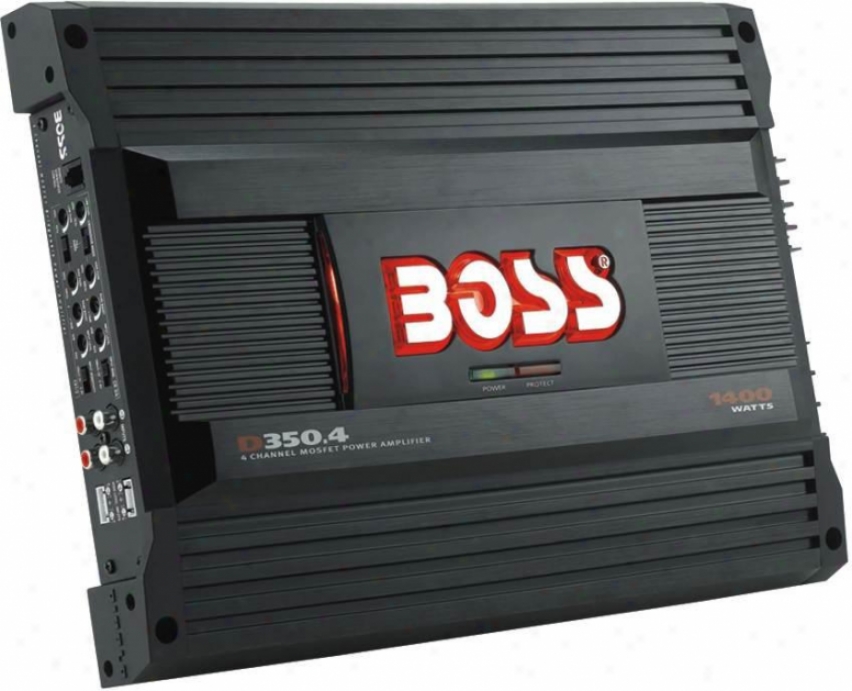 Boss Audio Diablo 4-channel Mosfet Bridgeable 1400w Divinity Car Amplifier D350.4