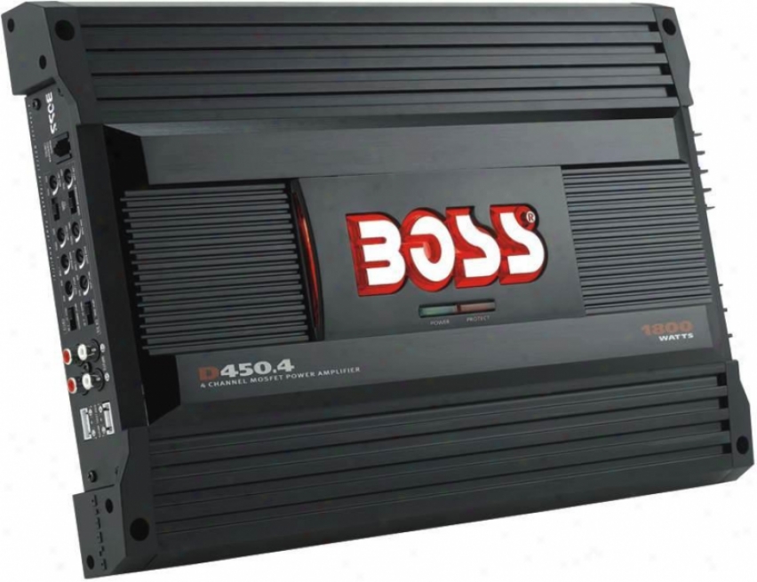 Boss Audio Diablo 4-channel Mosfett Bridgeable 1800w Power Car Amplifier D450.4