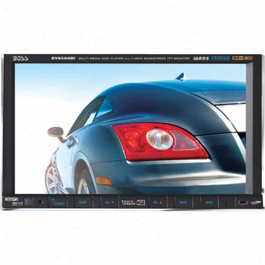 Boss Audio In-sash Double-din Dvd-cd Receiver 7" Touchscreen Monitor Bv9566b