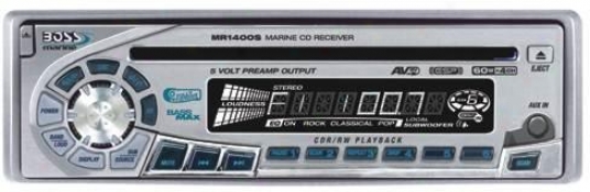 Protuberance Audio Marine Cd Reciever Silver Face