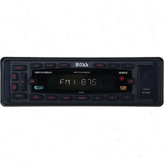 Boss Audio Marine Digital Media Receiver Ipod Control Black Mr1315bua