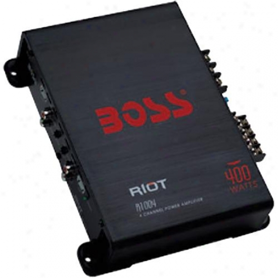 Boss Audio Riot 100 Watt 4 Channel Mosfet Amplifir R1004