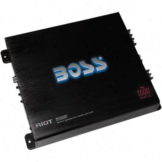 Boss Audio Riot1 600 Watt Mosfet Monoblock Power Amplifier R1600m