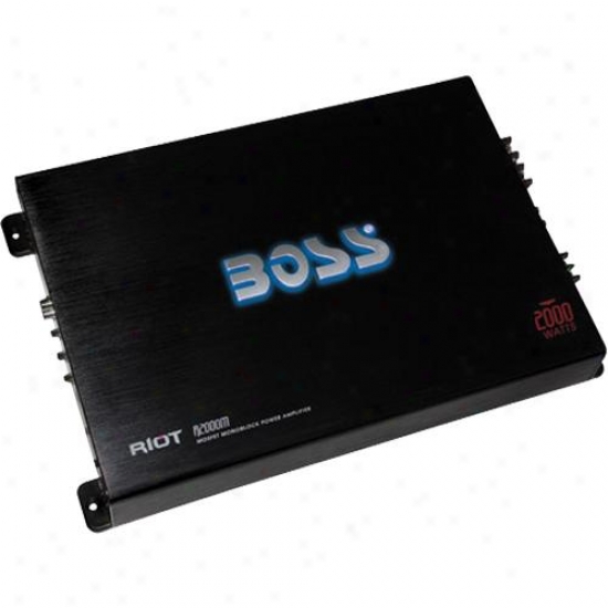 Boss Audio Raise an uproar 2000 Watt Mosfet Monoblock Power Amplifier R2000m