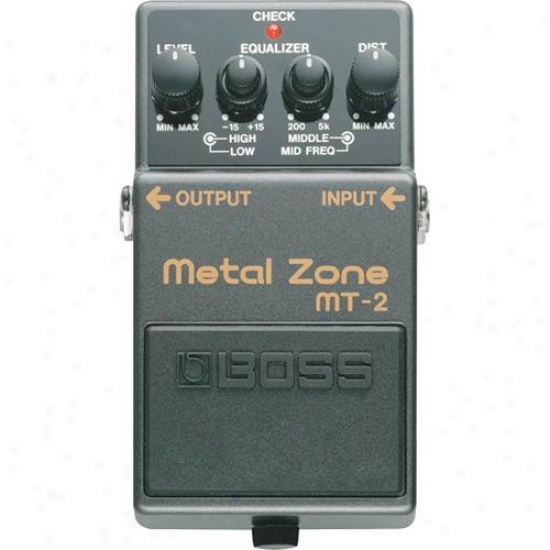 Boss Mt-2 Metal Zone Overdrive Distortion Pedal