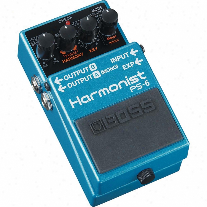 Boss Ps-6 Harmonist - Four Intelligent Pitch Effects In A Stkmpbox