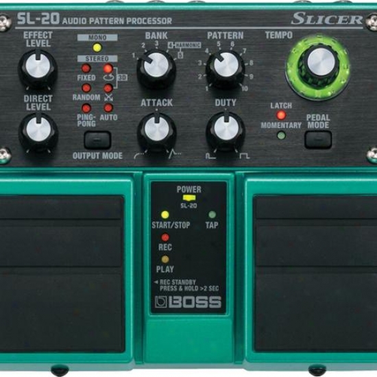 Boss Sl-20 Slicer Audio Pattern Processor Pedal For Guitar