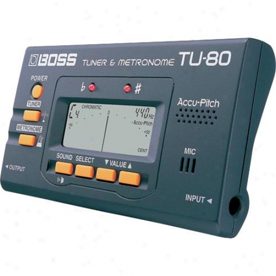 Boss Tu-80 Tuner Anc Metronome