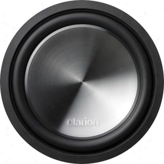 Clarion 12"; Dual 4-ohm Voice Coil Subwoofer