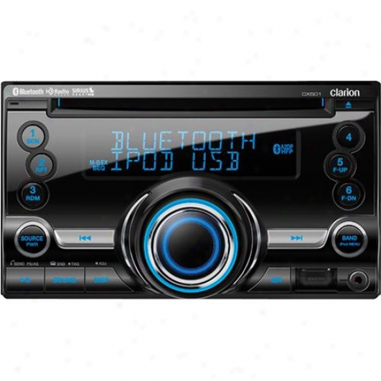 Clarion Cx501 2-din Bluetooth Cd/usb/mp3/qma Car Stereo Receiver