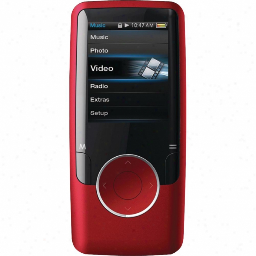 Coby 1.8" Video Mp3 Player 4gb Red