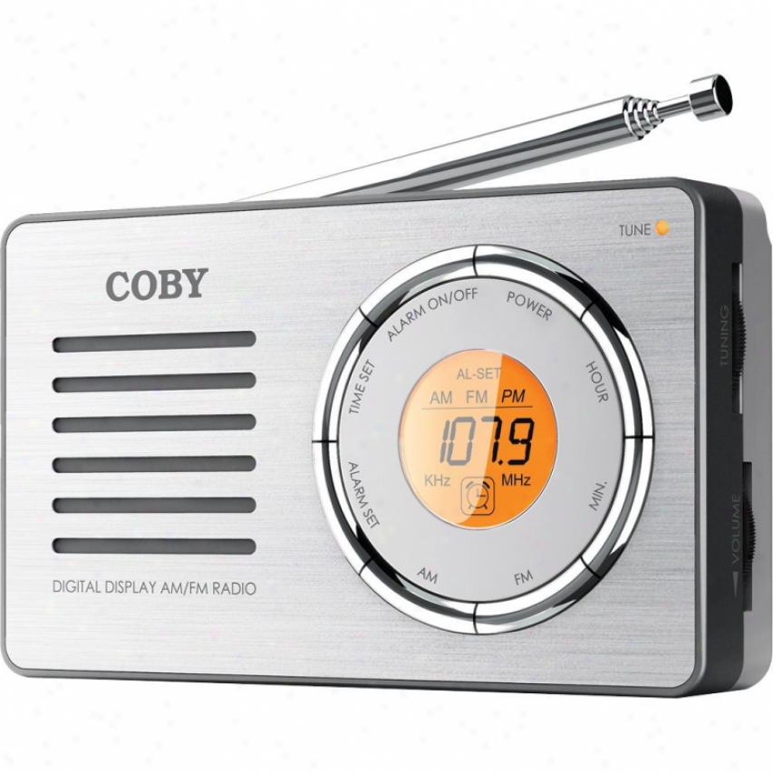 Coby Cx-50 Compacy Am/fm Radio With Digitao Display