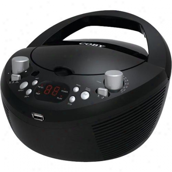 Coby Mp-cd291 Portable Am/fm Cd Player