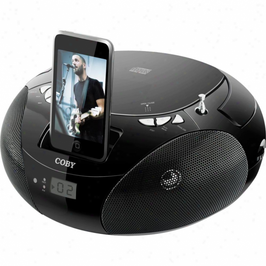 Coby Portable Cd Boombox For Ipod