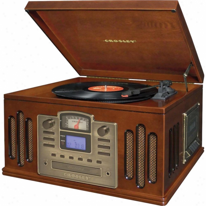 Crosley Corp. Music Writer Cd Recorder Turntable - Paprika