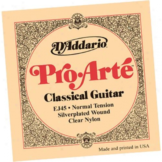 D'addario Ej45-3d Pro-arte Normal Tension Classical Guitar Strings 3 Pack