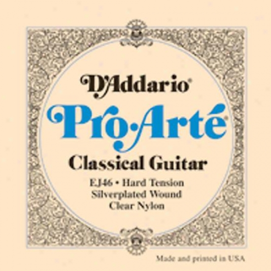 D'addario Pro-arte Classical Guitar Strings - Hard Twnsion Ej46